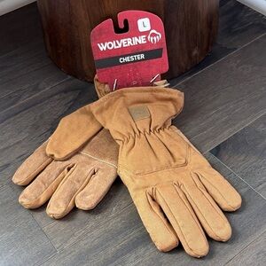 Wolverine Chester Cotton canvas/suede leather palm patch, controlled insulation